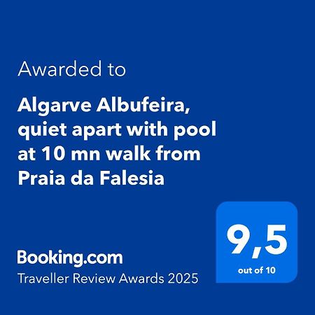 Algarve Albufeira, Quiet Apart With Pool At 10 Mn Walk From Praia Da Falesia Olhos de Agua  Luaran gambar